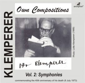 ARC-WU 150-51 Klemperer Compositions Vol.2:Symphonies