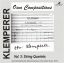 ARC-WU 152-53  // Klemperer Compositions, Vol. 3: String Quartets